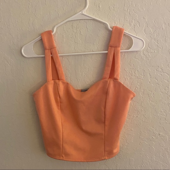 Charlotte Russe Tops - NEW Coral Crop Top